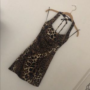 Cache Mini Leopard Dress
